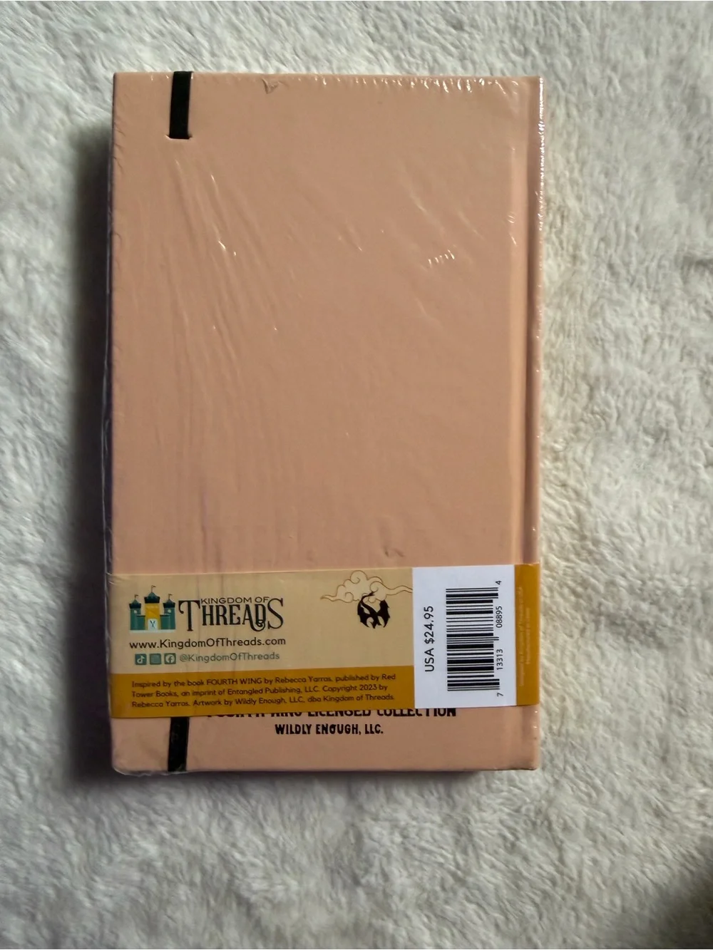 Confidential Ruled Notebook - Blush Pink